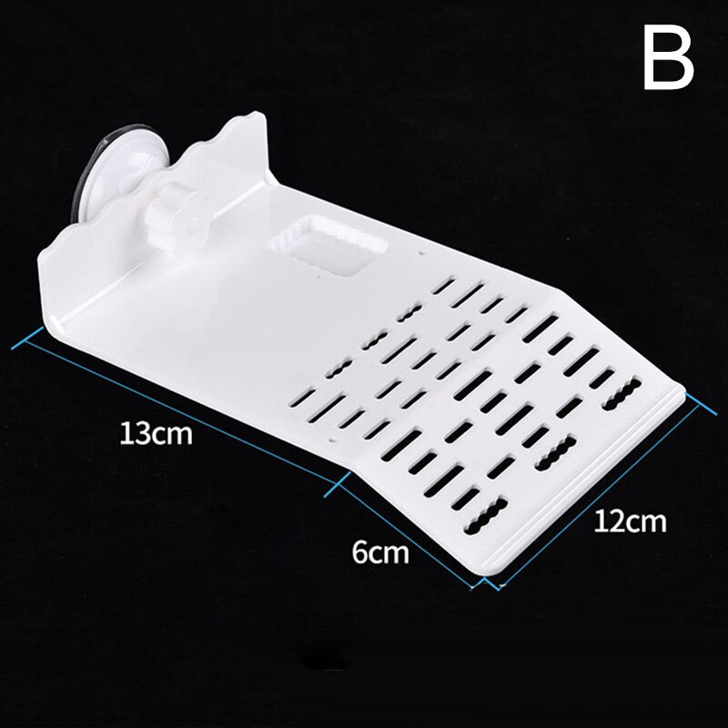 Schildpad Platform Acryl Drijvende Eiland Schildpad Reptiel Pet Koesteren Terug Drijvende Platform Schildpad Klim Plank Aquarium Tool: B