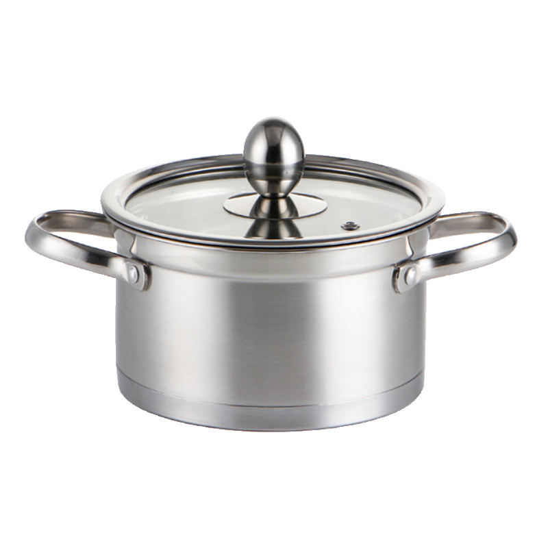 1600ml små gryder 1 person 1 komfur husholdnings mini-suppe gryde induktion gryde hotpot køkken gryde rustfri stål gryde
