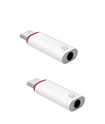 1-2pcs Type c To 3.5mm Earphone Adapter 3.5 Jack USB C Audio Converter for iPhone 15 Huawei C to 3.5mm phone Connector