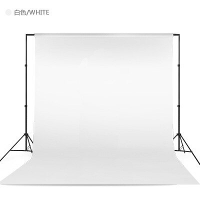 200*300cm /100cm solid baggrund til fotografering baggrund foto rekvisitter plus ikke-vævet stof stof tiktok belysning 9 farve  ne045: 2000 x 1000 / Hvid
