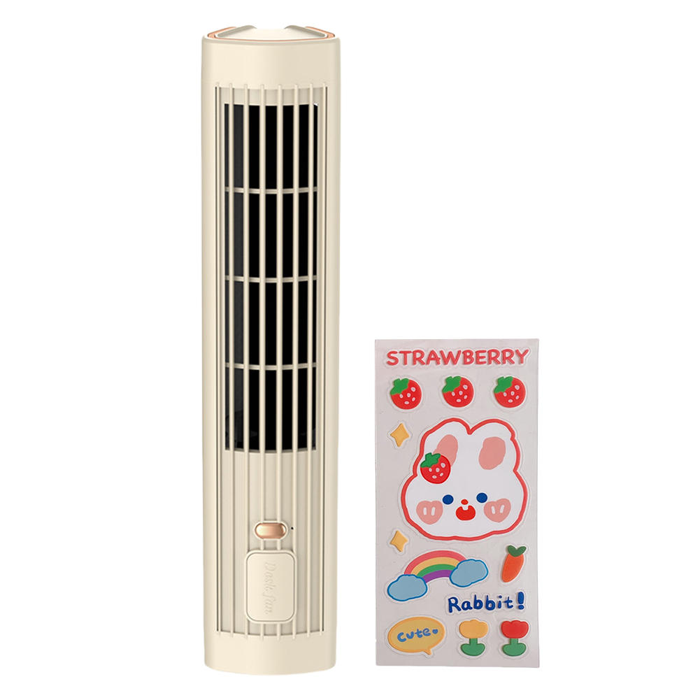 Ventilador de Torre portátil sin aspas, ventilador eléctrico de 2/3 velocidades, Personal, silencioso, de pie, recargable, de montaje en pared, de escritorio,