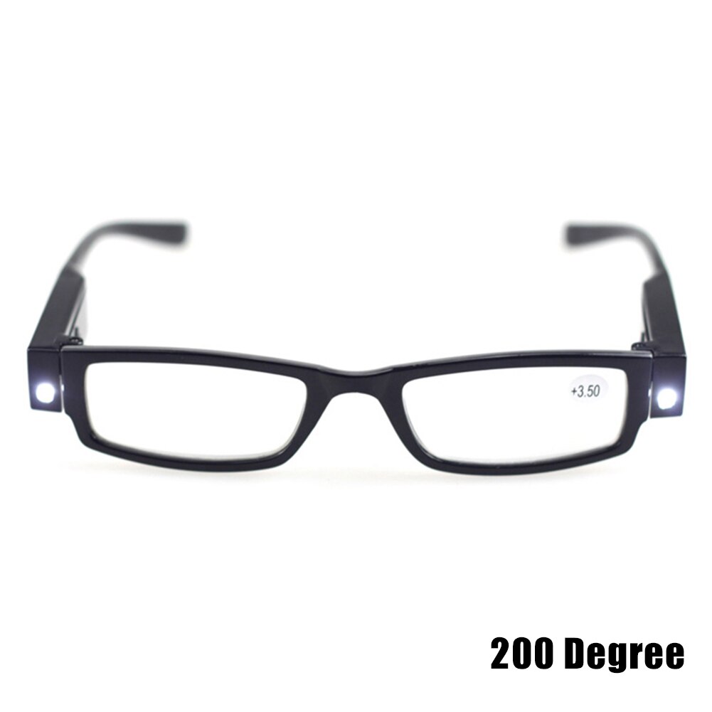 Led Vergrootglas Eyewears Leesbril Verlichting Vergrootglas Lenzenvloeistof Met Licht-MX8: 200 degree