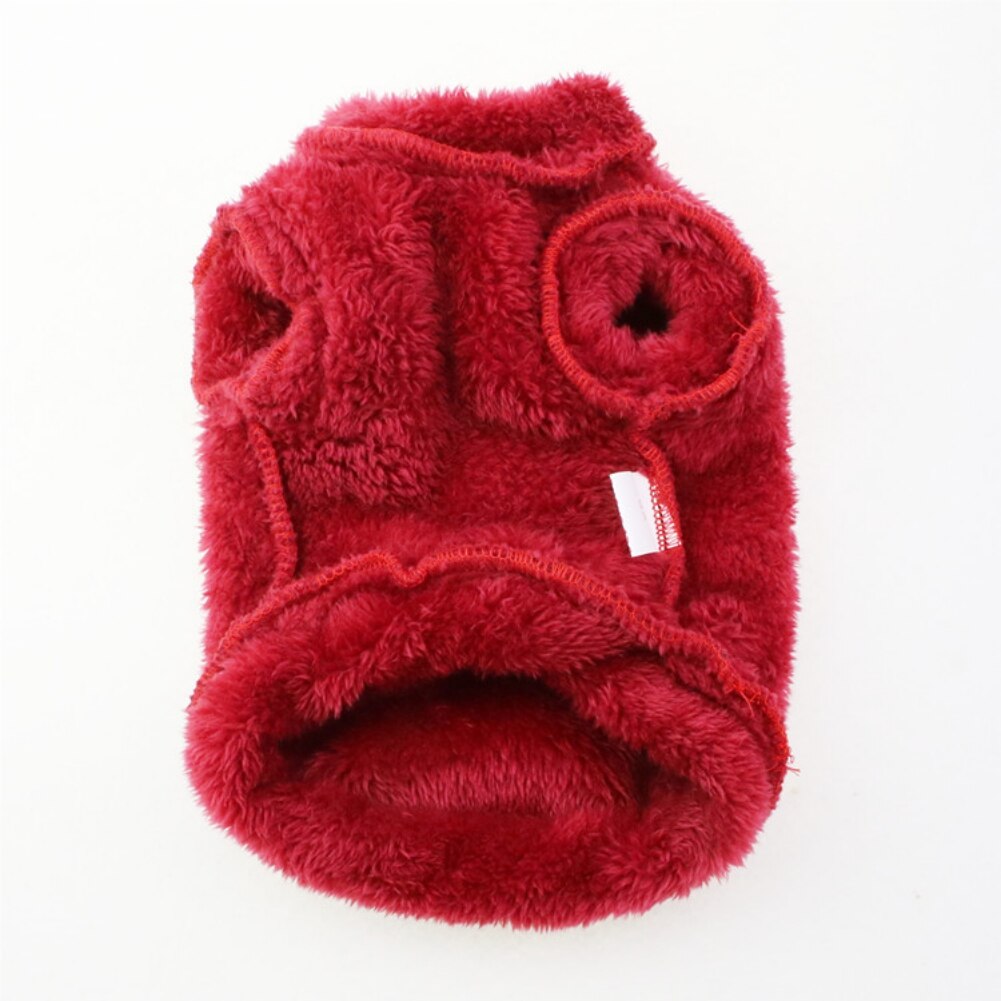 Coral Fleece Puppy Hond Hoodie Winter Warme Pet Kleding Voor Kleine Chihuahua Teddy Sweatshirt Kat Trui Jas Honden Huisdieren Kleding