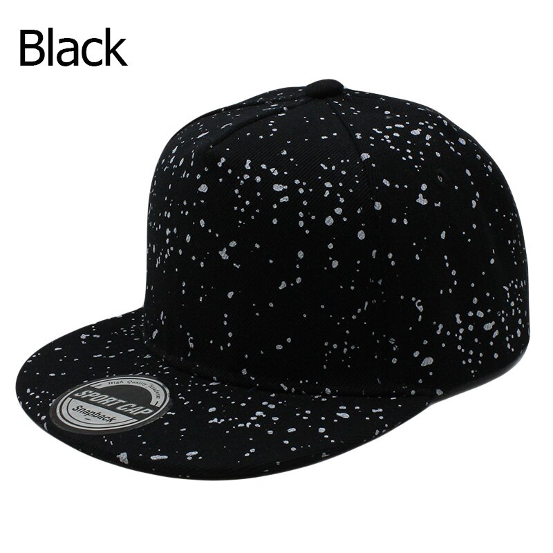 Miaoxi Mode Kinderen Baseball Cap Jongens Som Hoed Dot 4 Kleuren Meisjes Mode Caps Zomer Snapback Unisex Verstelbare Hoeden: Black