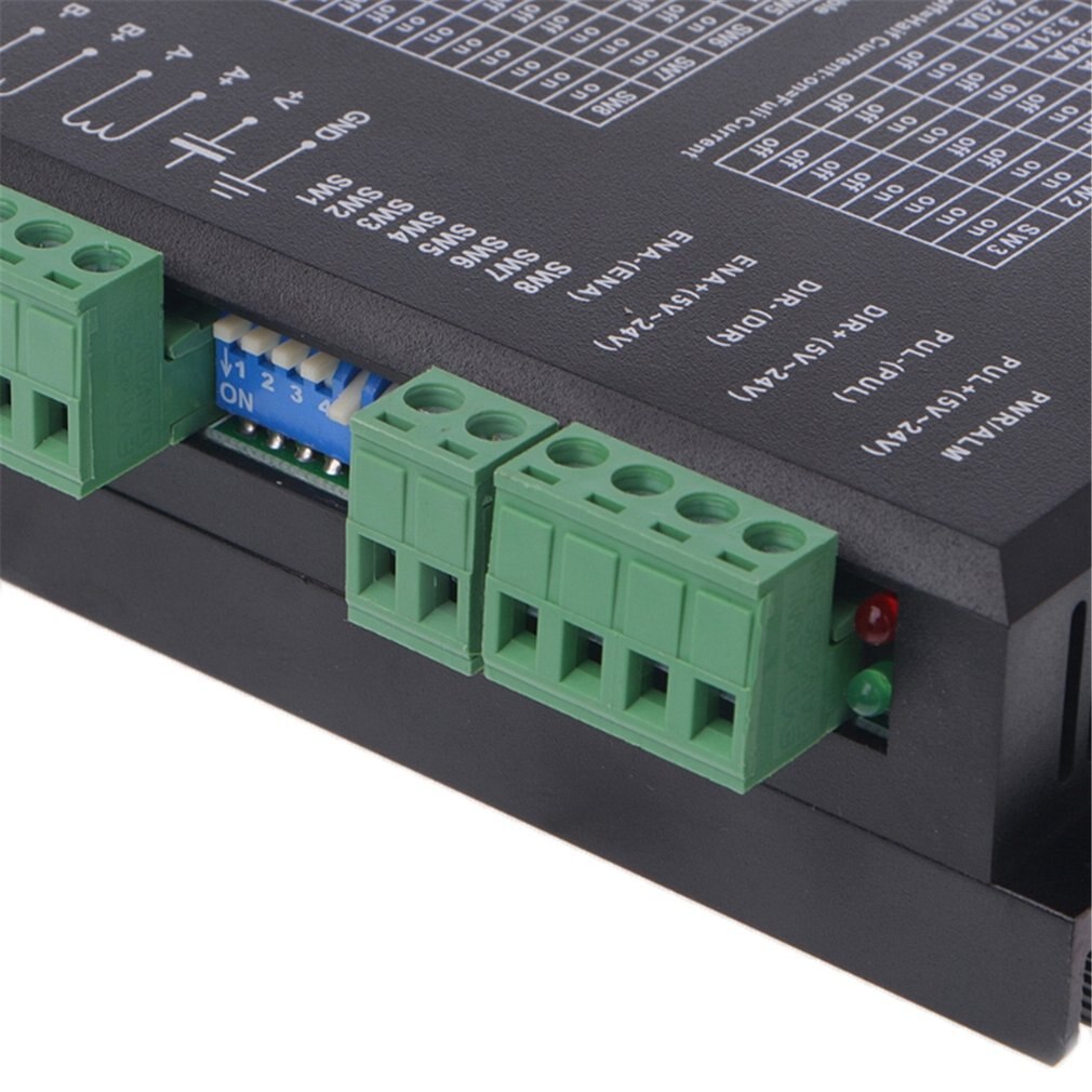 DM542 Stepper Motor Driver TB6600 Nema 23 Nema 34 57/60/86 Nema17 4A DC9-40V 1 Axis Stepping Motor CNC Engraving Machine