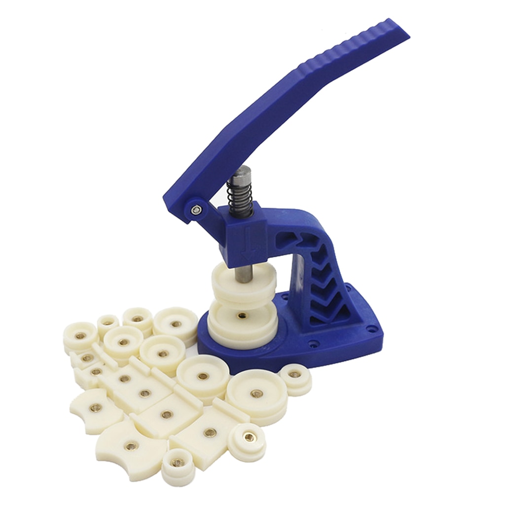 21 Pieces Watch Press Set, Watch Back Case Closer, Watchmaker Watch Repair Tool Kit Square Round Shield Fitting Dies Accessories