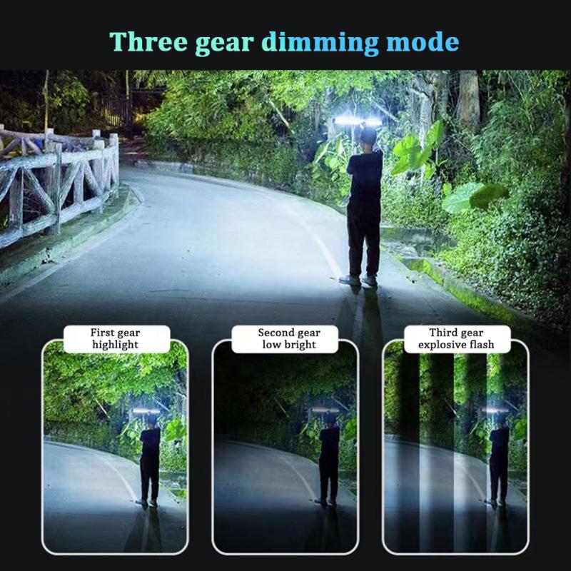 Usb Oplaadbare Led Lamp Draagbare Noodverlichting Led Buis Outdoor Lantaarns Magnetische Licht Zaklamp Camping Lamp 17Cm 32Cm