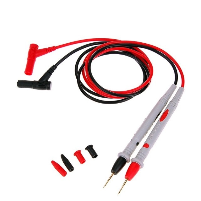 1000V 20A Probe Test Lead Alligator Clip Clamp Multimeter Cable Digital Multimeter Tip Test Lead Pin Universal Lead Wire PenKit: B 20A 1000V