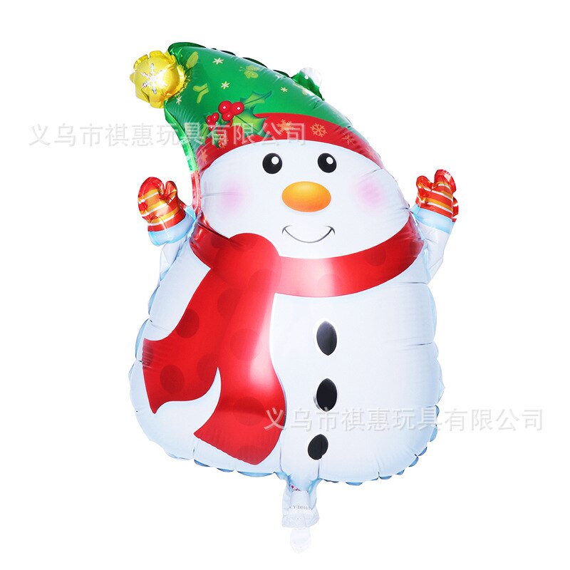 Stijl Kerst Enkel Product Kerstman Aluminium Film Ballon Party Scene Decoratieve Sfeer Decoratieve Balloo