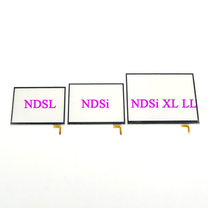Uds Digitalizador de pantalla táctil Pantalla de Cristal Panel táctil de reemplazo para Nintendo DS Lite NDSL NDSi XL 3DS XL
