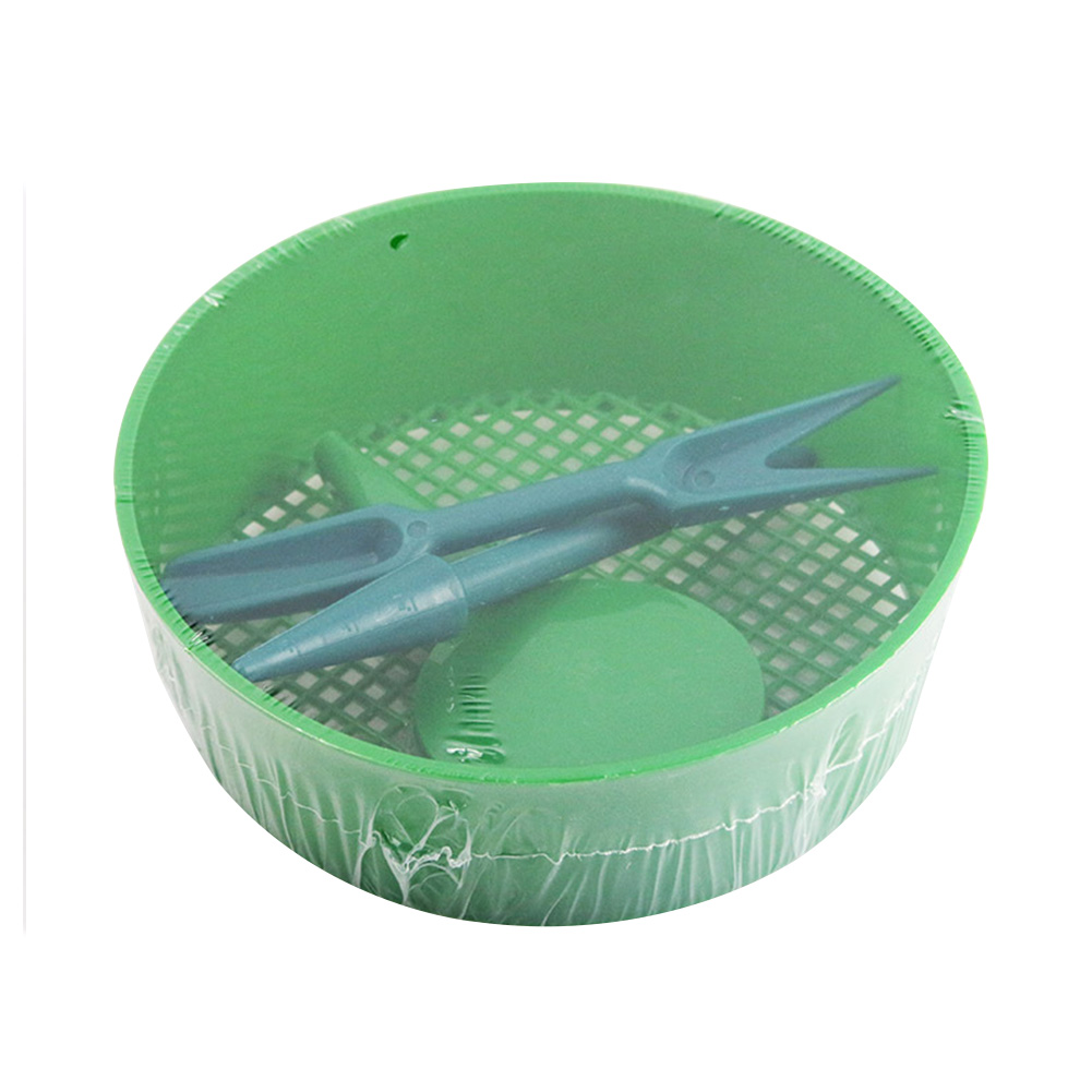 Juego práctico de herramientas para jardinería y transplantador de semillas de perforación para el hogar, colador de invernadero, bonsái, flores vegetales simples, cultivo de plantas