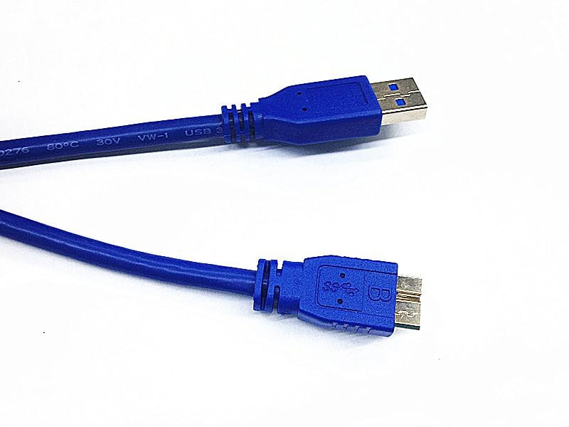 1.5 M USB 3.0 SuperSpeed 5 Gbps Type A Mannelijk naar Micro B Male Kabel Voor Harde Schijven