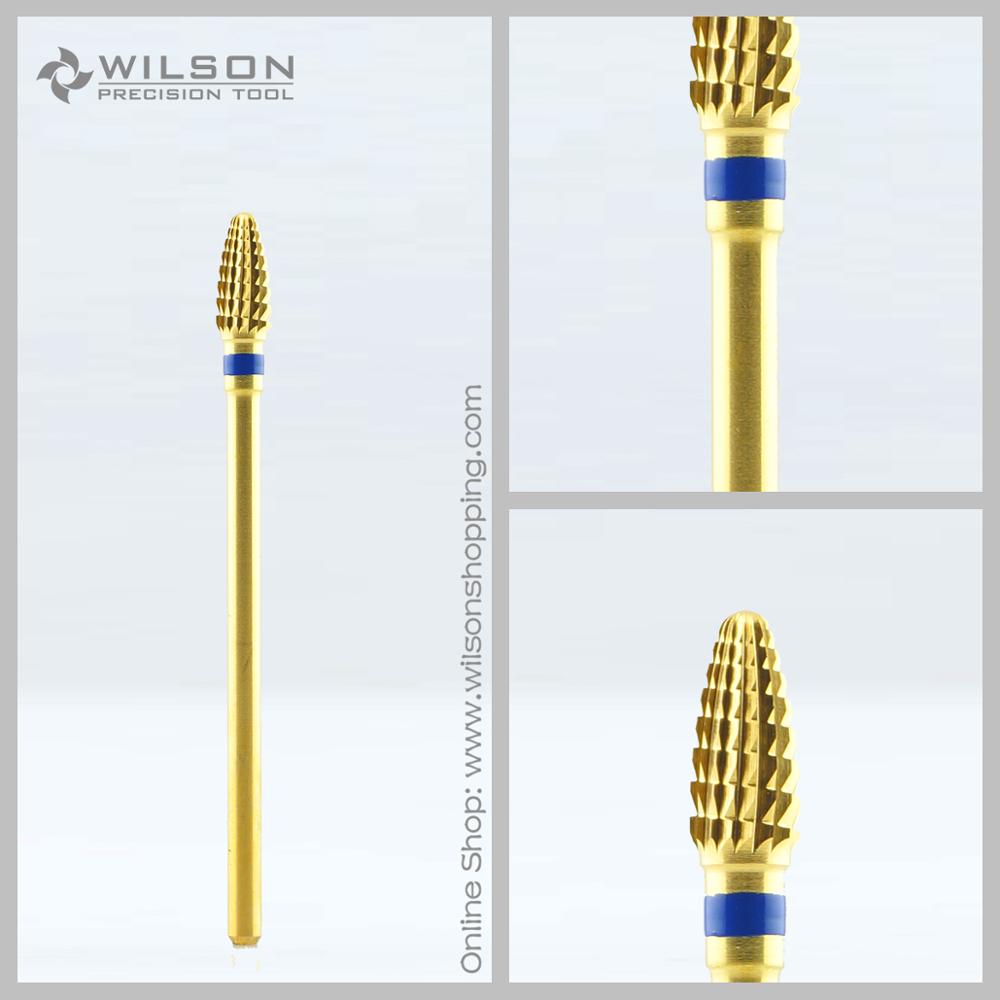 Mini Cone-Middellange Goud/Zilver-WILSON Carbide Nail Boor