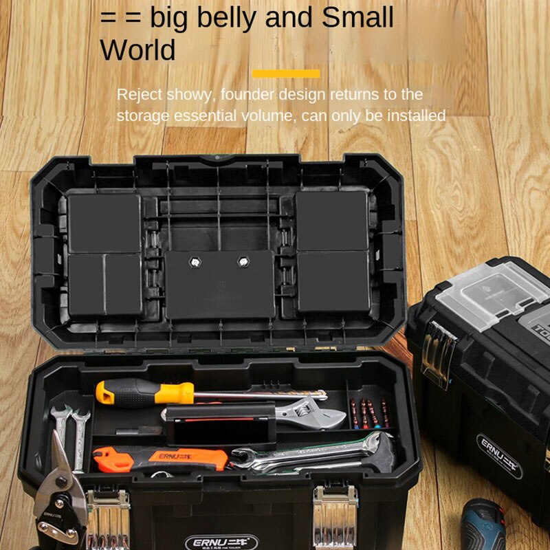 Large Electrician Tool Case Organizer Hard Carry Waterproof Multifunctional Complete Tool Box Takim Cantasi Packaging 1224