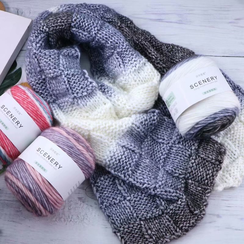 Merino Garen Wollen Lot Natuurlijke Wol Garen Voor Breien Trui Deken Gehaakte Garen Melange 100 G/stk