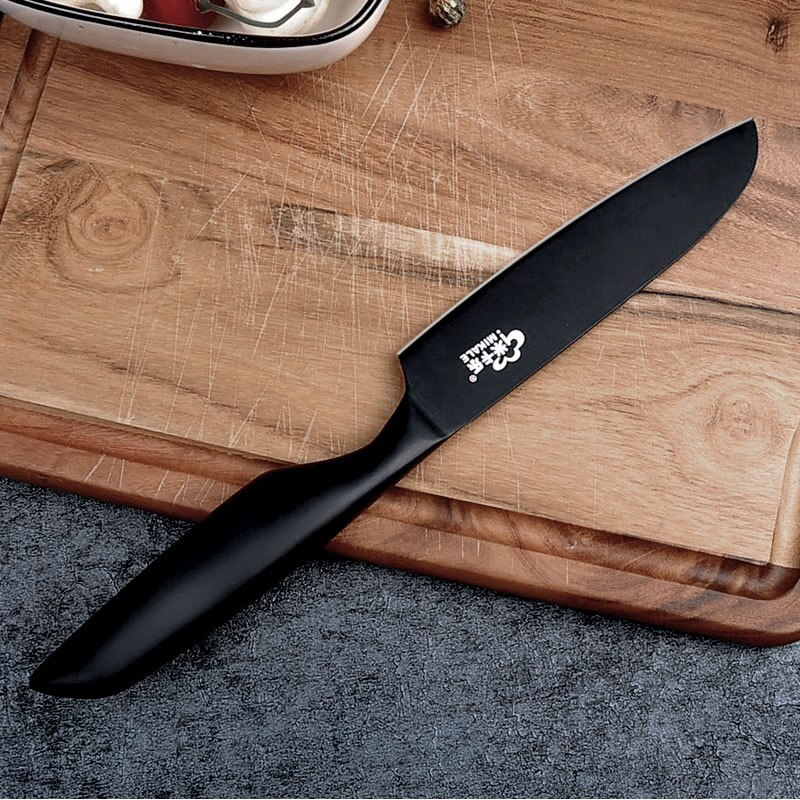 Non-stick kökskniv set 4 cr 14 mov rostfritt stål kök kock knivar set nakiri santoku skalkniv 3 st set matlagningsverktyg