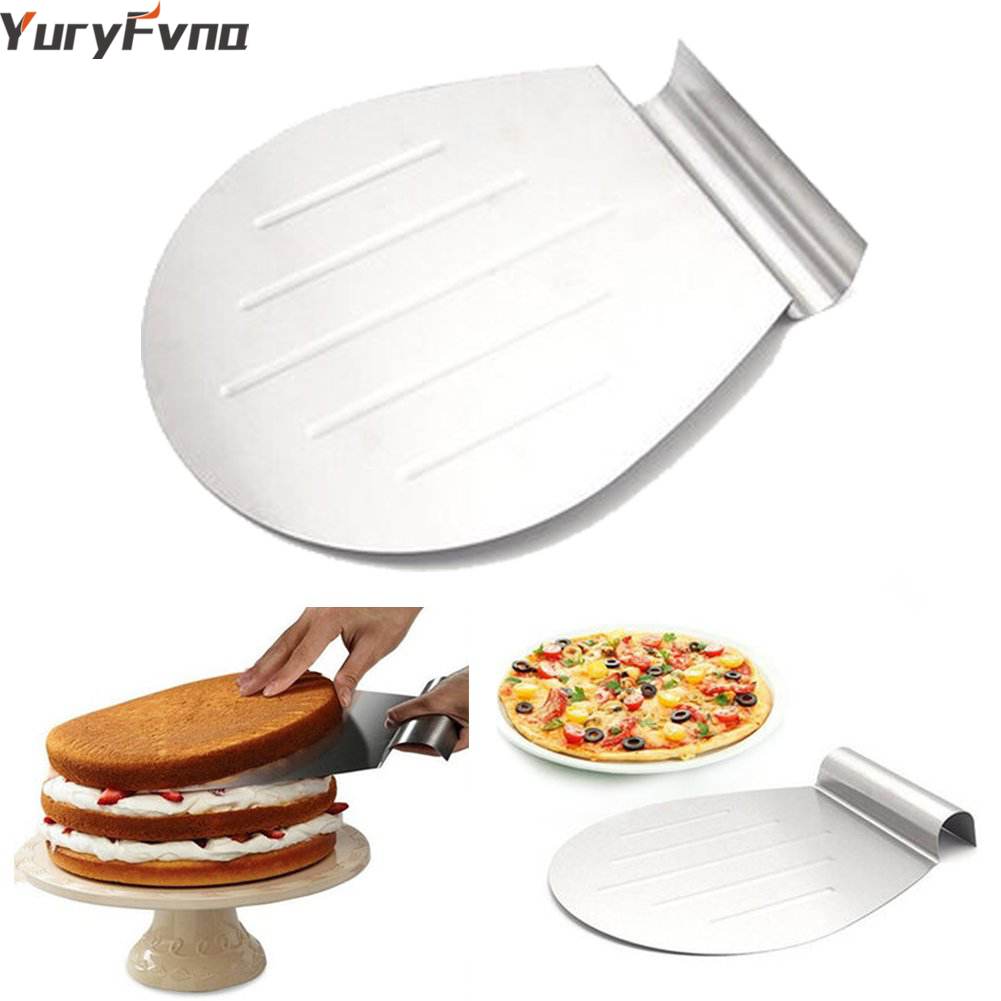 Yuryfvna Cake Lifter Rvs Pizza Lifter Pannenkoek Transfer Lade Taart Schop Voor Keuken Bakken Bakvormen Pastry Tool