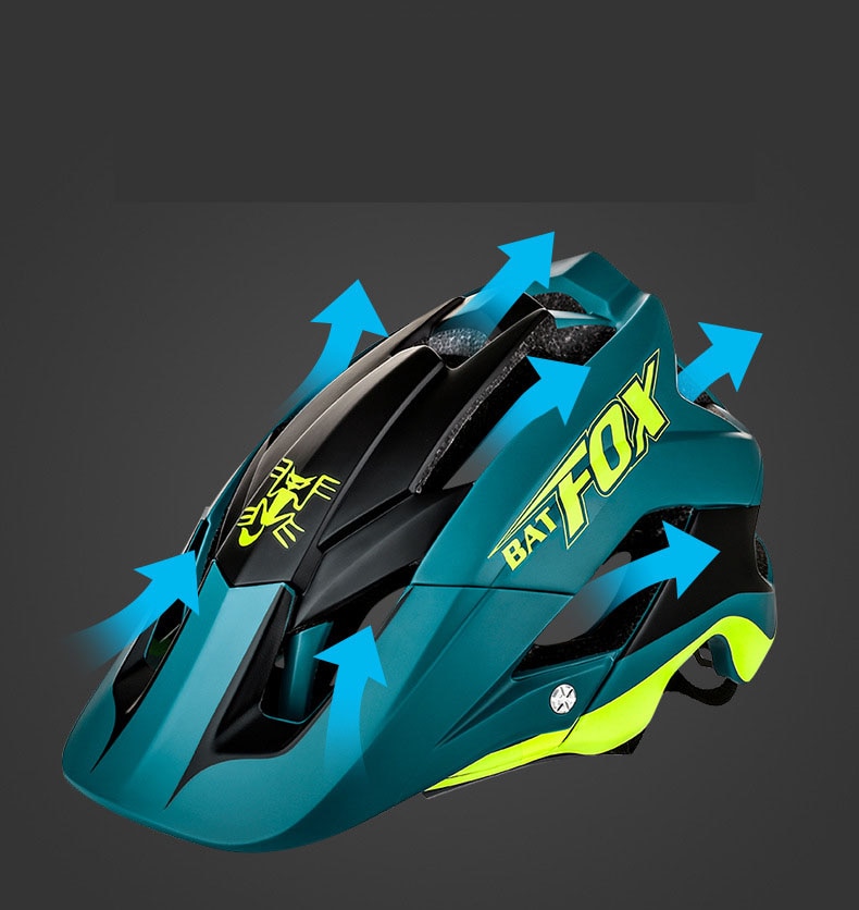 BATFOX helmet bicycle Women Men mtb helmet Breathable Outdoor sports kask fox capacete ciclismo casco bicicleta hombre
