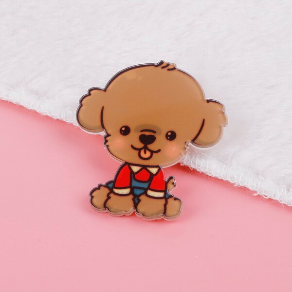 1 stk/partij Leuke Cartoon Acryl Badge Japanse Stijl Broche Voor Meisje Match Kleding Jurk Decoratie Benodigdheden: style-6
