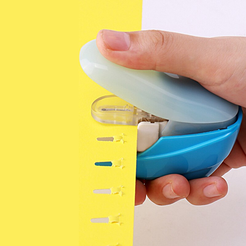 Mini Cute Book Stapleless Stapler Stapler Without Staple No Nails No Staple Stapling Machine Paper Stapling Scrapbooking Tools