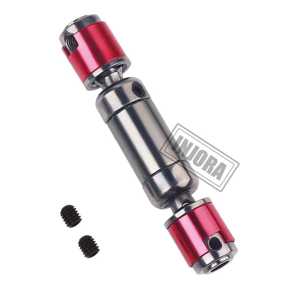 INJORA 313mm 12,3 "distancia entre ejes caja de cambios Prefixal Marco de Metal para 1/10 RC orugas coche Axial SCX10 y SCX10 II 90046: Drive Shaft