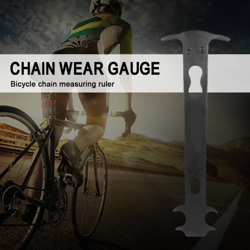ZTTO Bicycle Chain Wear Indicator Checker Mountain Road Bike MTB Chains Gauge Ruler Cycling Maintenance Repair Tool Measuring