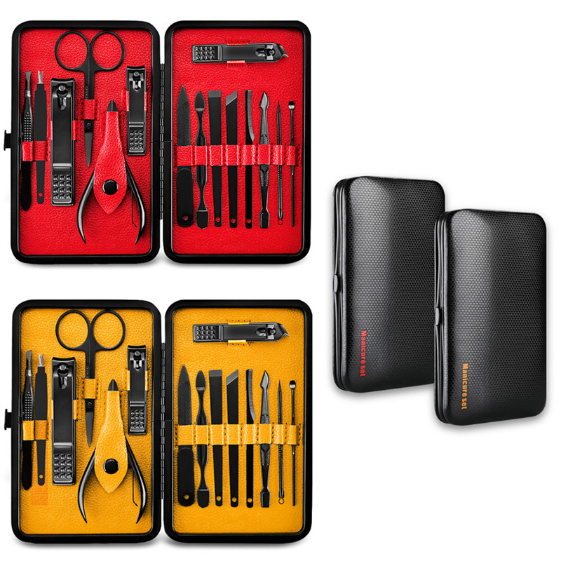 15Pcs Roestvrij Staal Nagelknipper Schaar Pak Set Kits Manicure Profissional Cutter Voor Nagels Manicure Set