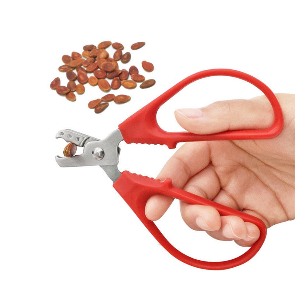 StainlessSteel Melon Sheller Kitchen Household Walnut Nutcracker Seed Plier Sunflower Nut Opener Clamp Cracker Scissor Pine Tool