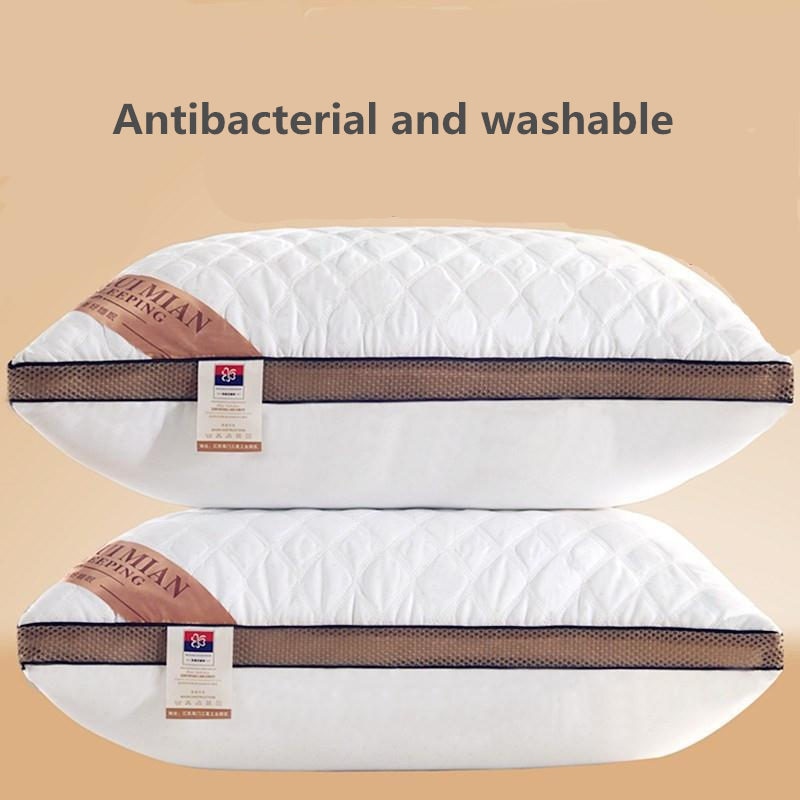 Almohada de seda de plumón estándar para Hotel, de , lavable, Super 7 estrellas, 1 Uds.