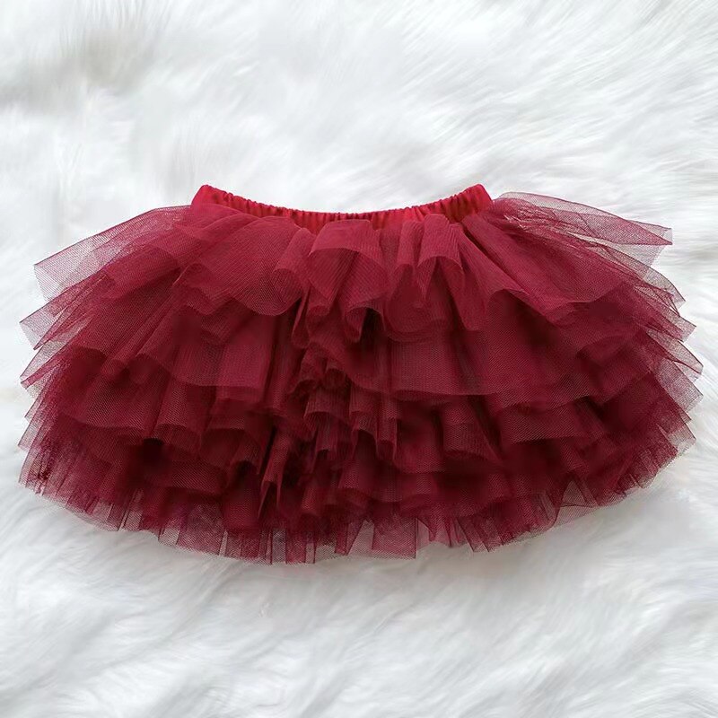 bébé filles Tutu jupe moelleuse princesse Ballet danse Tutu maille jupe enfants gâteau jupe mignon filles vêtements