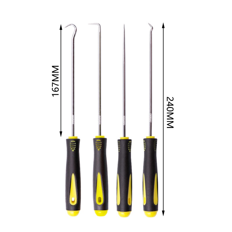 4Pcs/Auto Automotive Extra Lange Set O-Ring Seal Remover Hand Tool