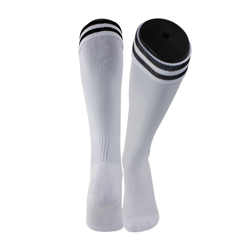 Brothock Fußball socken Familie Eltern und kind größe trainingsschweiß dry anti-skid strümpfe socken outdoor studenten sport socken: White / L 40-45 men