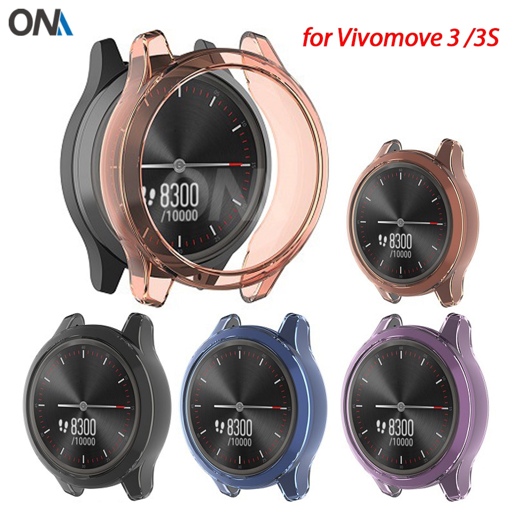 Schutzhülle für Garmin vivomove 3 3S TPU abdeckung dünne Smart Uhr bumper shell für Garmin bewegen 3 3S