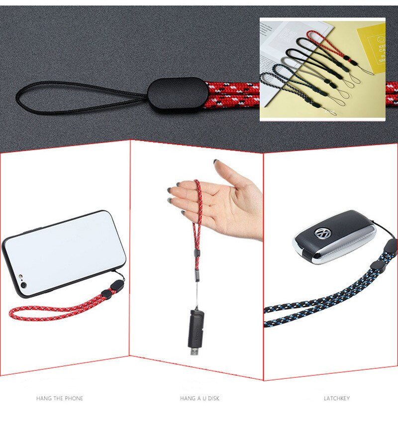 Anti-lost Adjustable Wrist Straps Hand Lanyard For Phones iPhone Samsung Camera USB Flash Drives Keys PSP Accessories