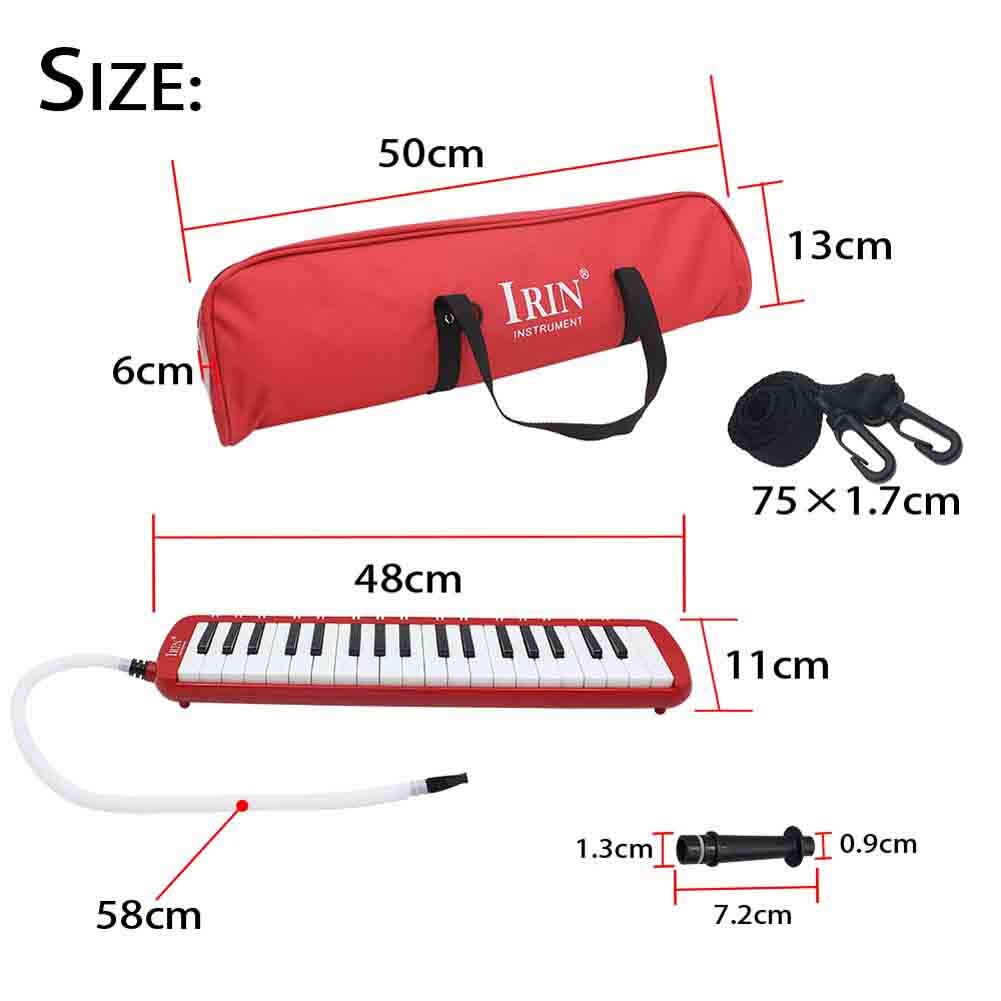 37 Piano Keys Melodica Musical Instrument with Carrying Bag for Students Beginners Kids &T8
