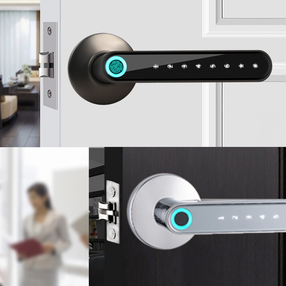 HURRISE serrure de porte à carte Serrure de Porte Numérique Intelligente Yinhing avec Accès aux