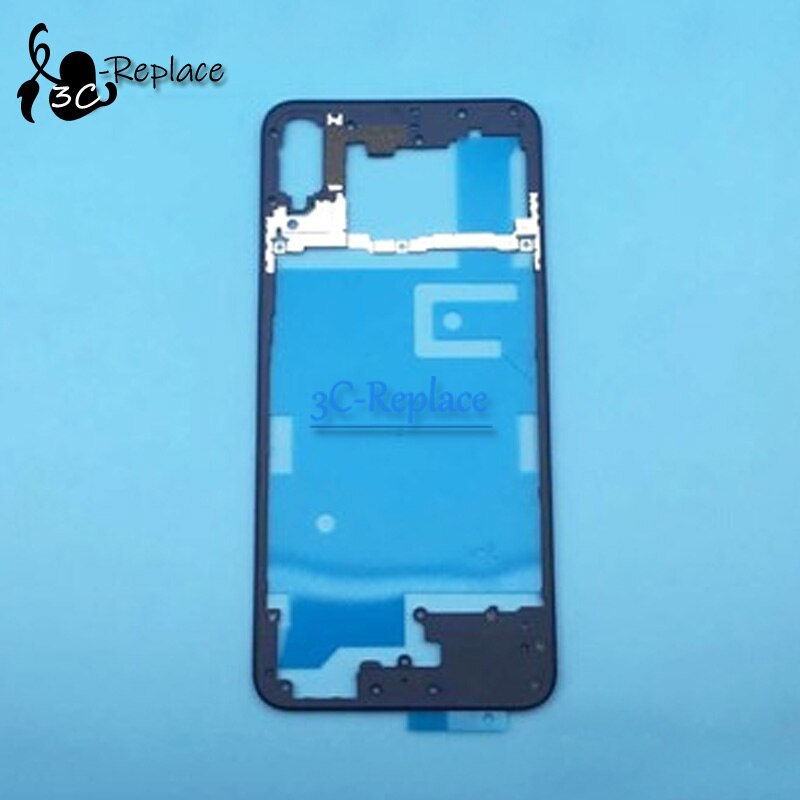 For Huawei Honor 8X JSN-L21 LCD Faceplate Frame Front Middle Frame Housing Battery Door Back Cover Housing Case Rear bracket: Blue Rear bracket