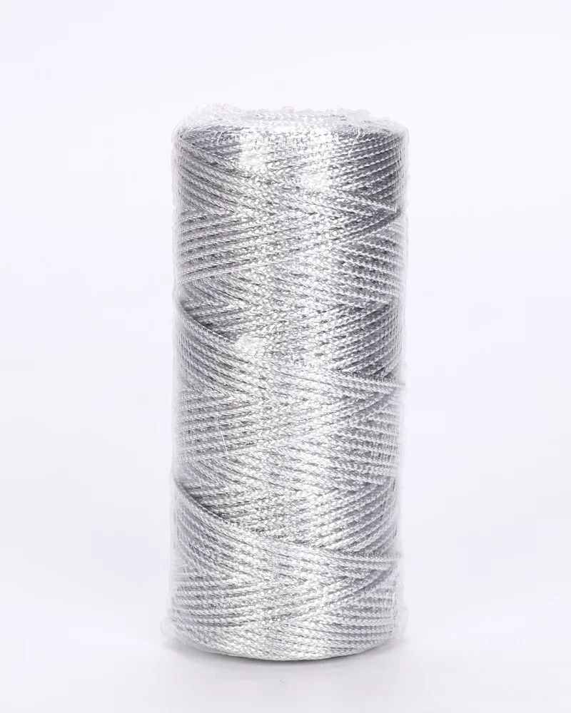 1.5Mm 100M Goud Zilver Macrame Koord Touw String Voor Naaien Diy Touw 100M Macrame Touw Voor Naaien En Draad Touw: Lavendel