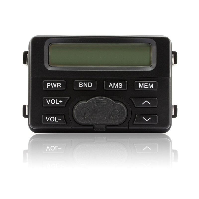 Système de son de moto support de guidon 2 haut-parleurs Radio FM o MP3 stéréo 12V pour Honda Kawasaki Suzuki KTM