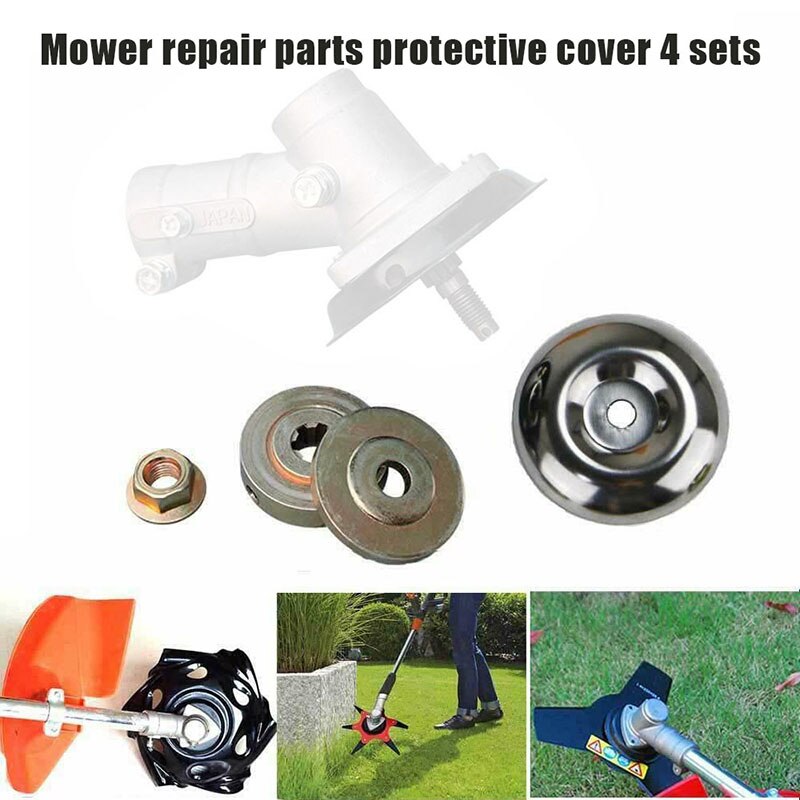 4 Pcs Outdoor Trimmer Head Adaptor Kit Protective Cover Repairing Accessories FPing