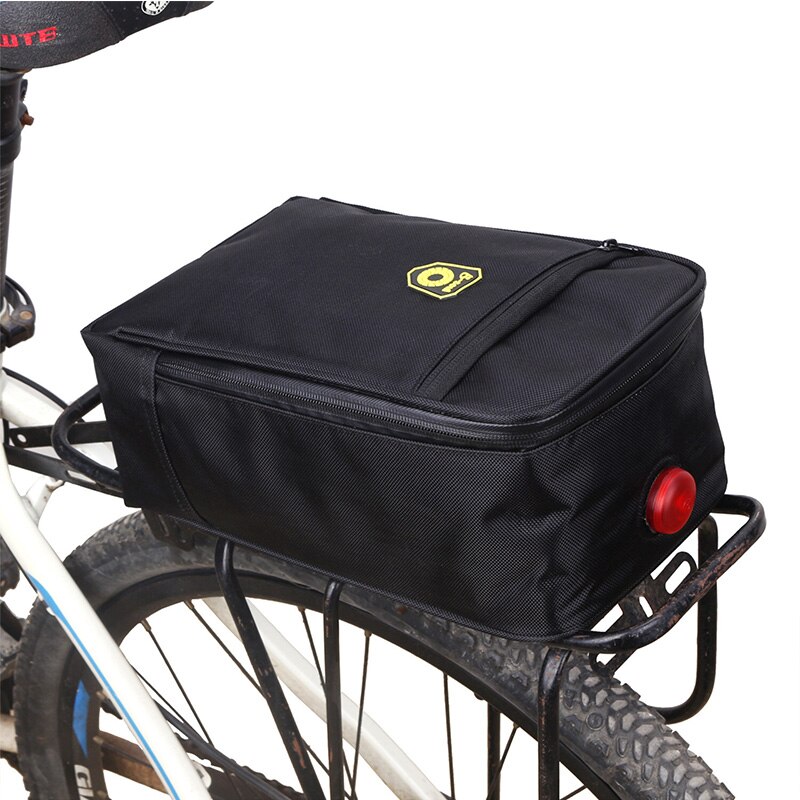 Oxford stof Opvouwbare Fiets Tas Met Fiets Achterbank Tas Waterafstotend Verlichting Met Pack Bagagedrager