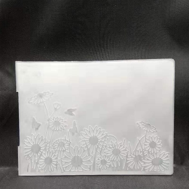 Zatbws 3d bymur prægning plader diy papir skære dør scrapbooking plast prægning mappe