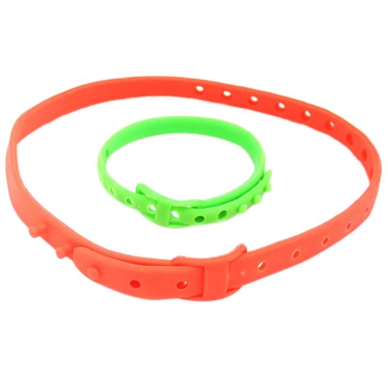Chien repousser les colliers anti-puces répulsif anneau de cou collier anti-puces et tiques pour chiens chats utile en plastique souple sécurité chien vermifuge produit: L