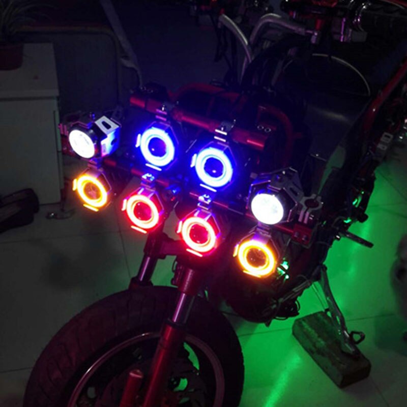 Motorcycle U7 LED Driving Fog lamp work spot lamp Headlight Motorbike 3000LM driving auxiliary lights moto spotlight headlamp