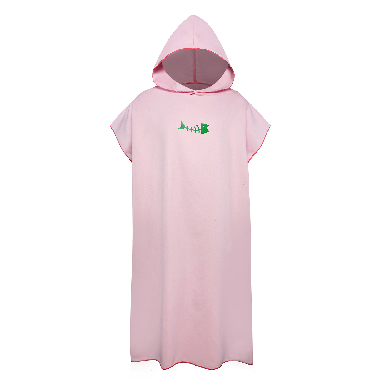 Surfen Poncho Ändern Handtuch schnell-trocken Mit Kapuze Kleid Mikrofaser Strand Decke Schlecht Handtuch Schwimmen Handtuch Neoprenanzug Strand Poncho für erwachsene: Rosa
