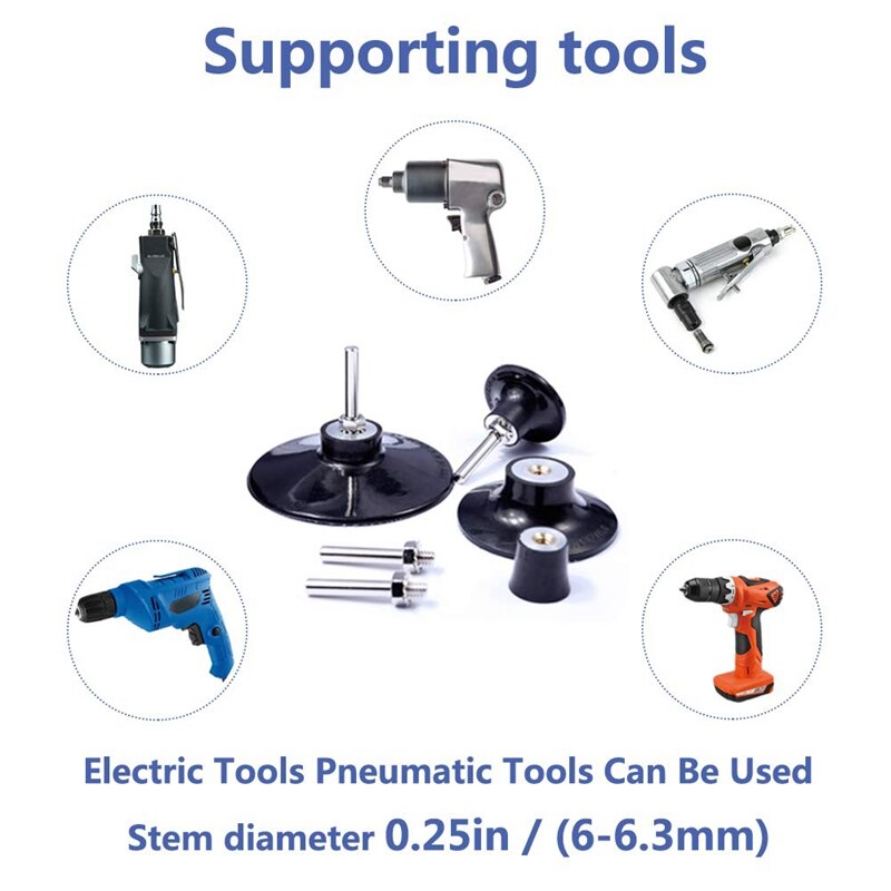 25Pcs 3 Inch Roloc Quick Change Discs Set Sanding Discs with 1/4 inch Holder Surface Conditioning Discs Rust Paint