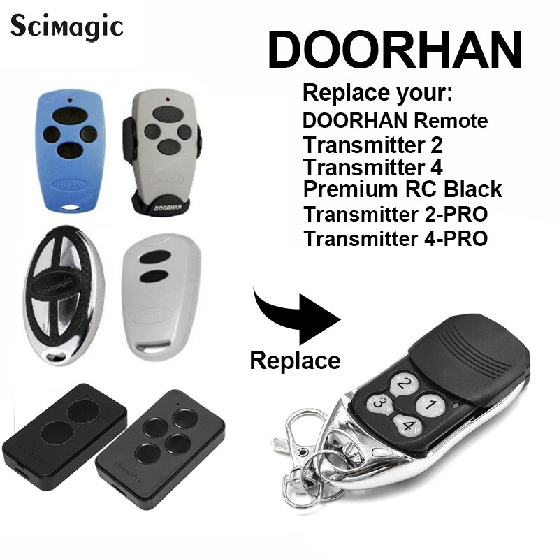 Automatisk port dør doorhan operatører håndfjernbetjening til doorhan sender 2 pro 2 knap 433 mhz