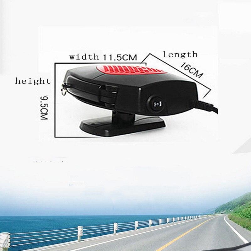 JOYLIVE – radiateur Portable pour voiture, décongélation rapide, universel, 12V, accessoires de refroidissement pour fenêtre