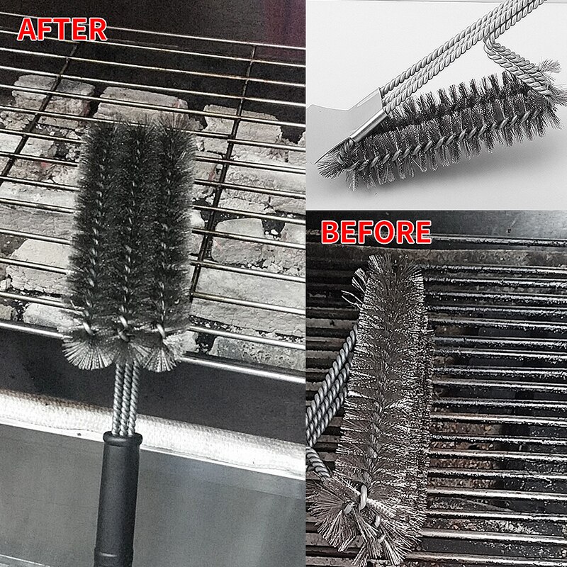 Best BBQ Cleaner, Perfect Tools for All Grill Types, Including Weber, Ideal Barbecue Accessories Grill Brush and Scraper