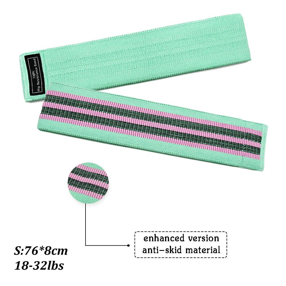 Bandas de goma para Fitness de 3 niveles, bandas de resistencia expansor, bandas de goma para banda elástica para ejercicio físico, Mini banda de entrenamiento: 1PC Light